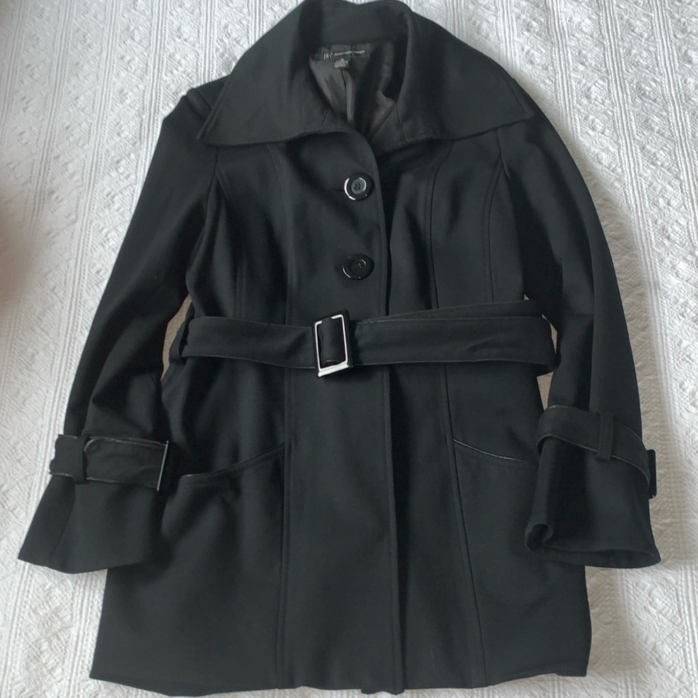 INC International Concepts belted trench coat